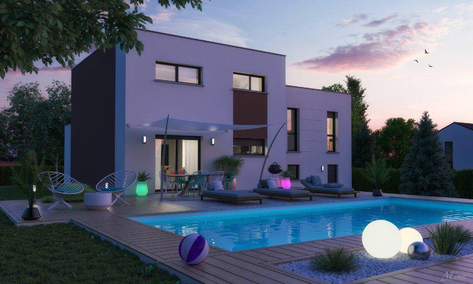 Programme terrain + maison à Jury en Moselle (57) de 130 m² à vendre au prix de 439000€ - 2