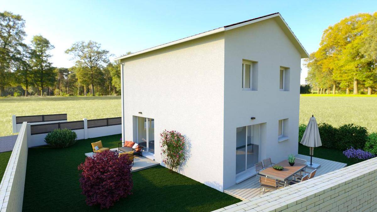 Programme terrain + maison à Charly en Rhône (69) de 91 m² à vendre au prix de 456000€ - 2