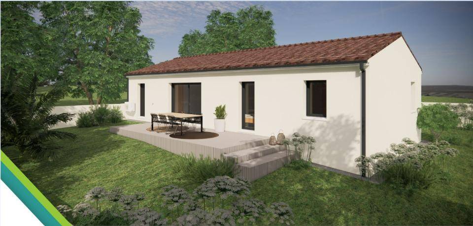 Programme terrain + maison à Gimeux en Charente (16) de 89 m² à vendre au prix de 220300€ - 2