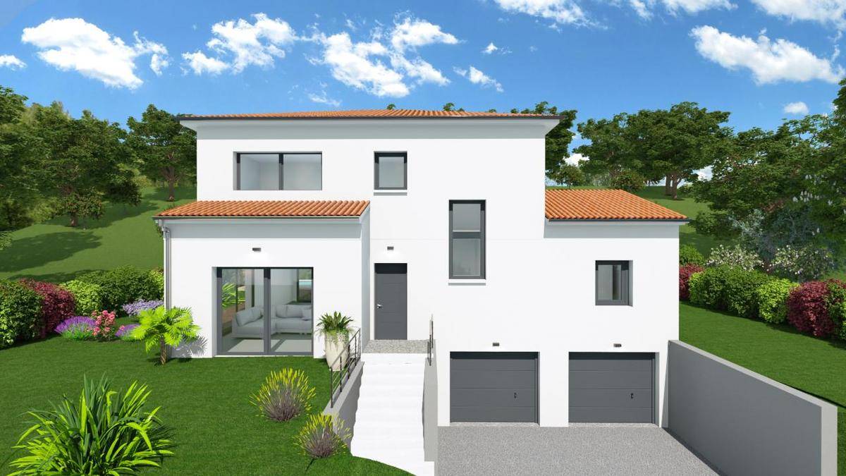 Programme terrain + maison à Cournon-d'Auvergne en Puy-de-Dôme (63) de 117 m² à vendre au prix de 495600€ - 1