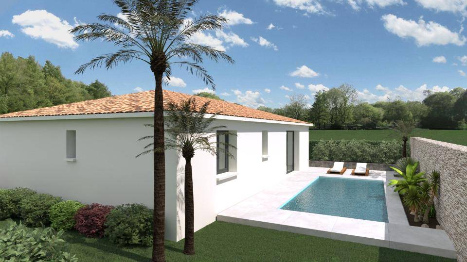 Programme terrain + maison à Rousset en Bouches-du-Rhône (13) de 80 m² à vendre au prix de 450000€ - 1