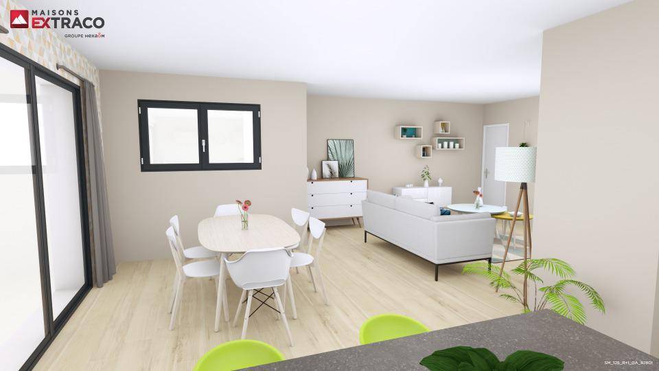 Programme terrain + maison à Le Vaudreuil en Eure (27) de 125 m² à vendre au prix de 322200€ - 2