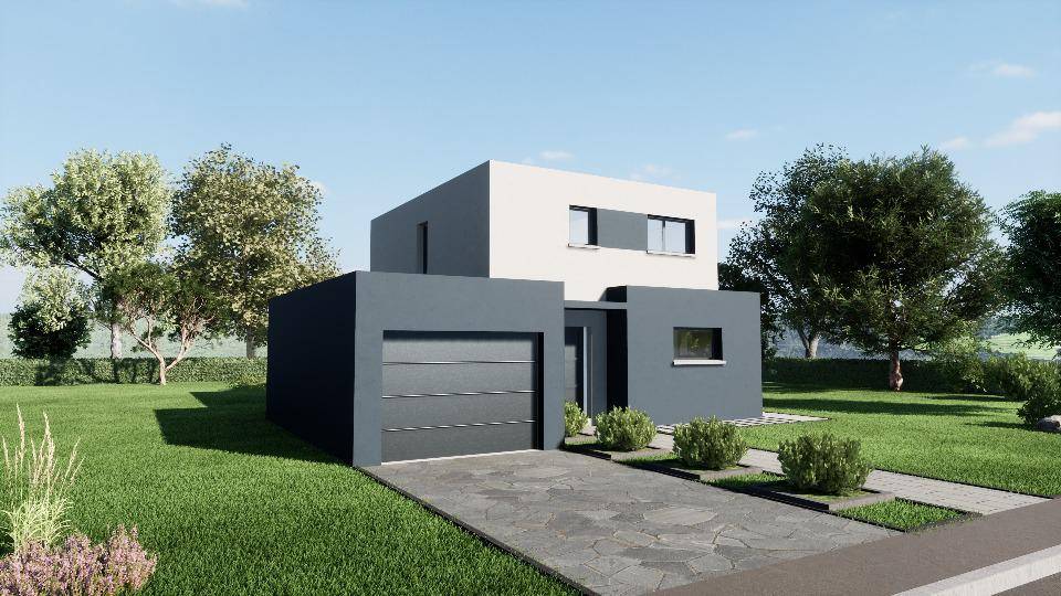 Programme terrain + maison à Colmar en Haut-Rhin (68) de 98 m² à vendre au prix de 440000€ - 1