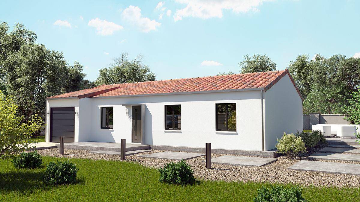 Programme terrain + maison à Petosse en Vendée (85) de 82 m² à vendre au prix de 198455€ - 1