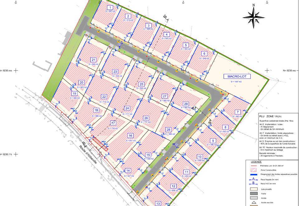 Terrain seul à Rue en Somme (80) de 820 m² à vendre au prix de 94000€ - 3