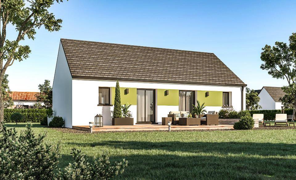 Programme terrain + maison à Tinténiac en Ille-et-Vilaine (35) de 66 m² à vendre au prix de 268000€ - 1