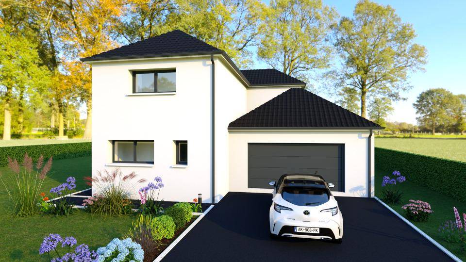 Programme terrain + maison à Les Monts du Roumois en Eure (27) de 110 m² à vendre au prix de 299000€ - 2