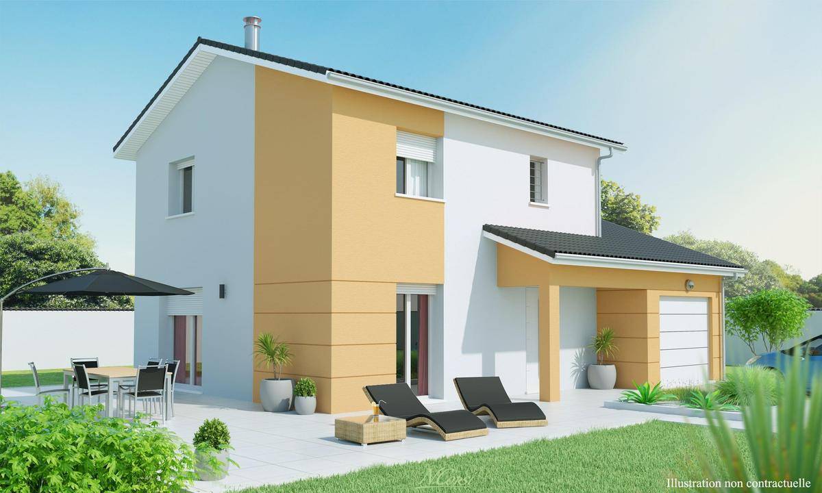 Programme terrain + maison à Saint-Jean-d'Avelanne en Isère (38) de 86 m² à vendre au prix de 241000€ - 1