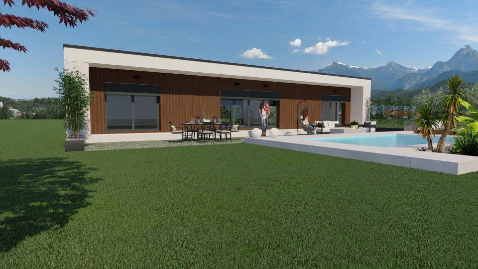 Programme terrain + maison à Ruoms en Ardèche (07) de 95 m² à vendre au prix de 391300€ - 4