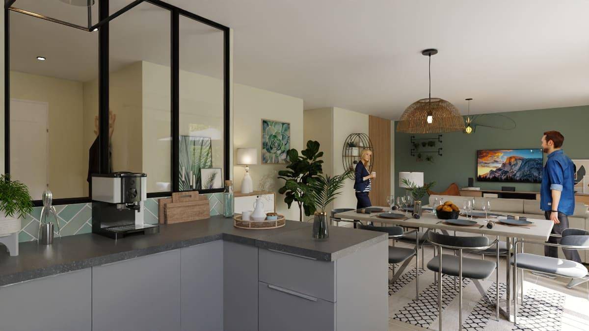Programme terrain + maison à Avermes en Allier (03) de 99 m² à vendre au prix de 236000€ - 2