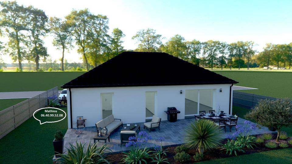 Programme terrain + maison à Hermies en Pas-de-Calais (62) de 93 m² à vendre au prix de 180525€ - 4