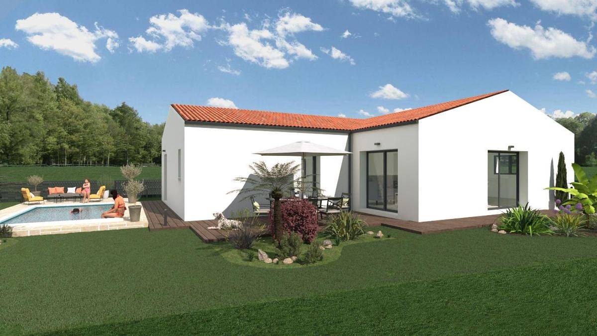 Programme terrain + maison à Saujon en Charente-Maritime (17) de 104 m² à vendre au prix de 308540€ - 1