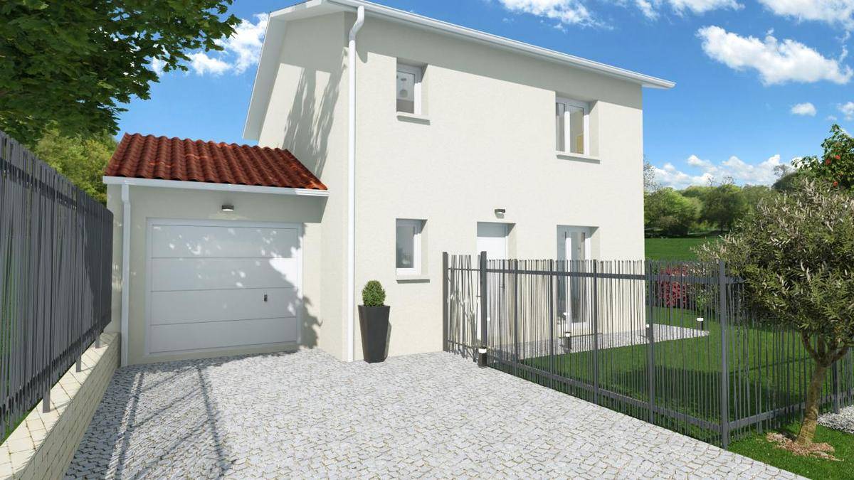 Programme terrain + maison à Artas en Isère (38) de 90 m² à vendre au prix de 259487€ - 1