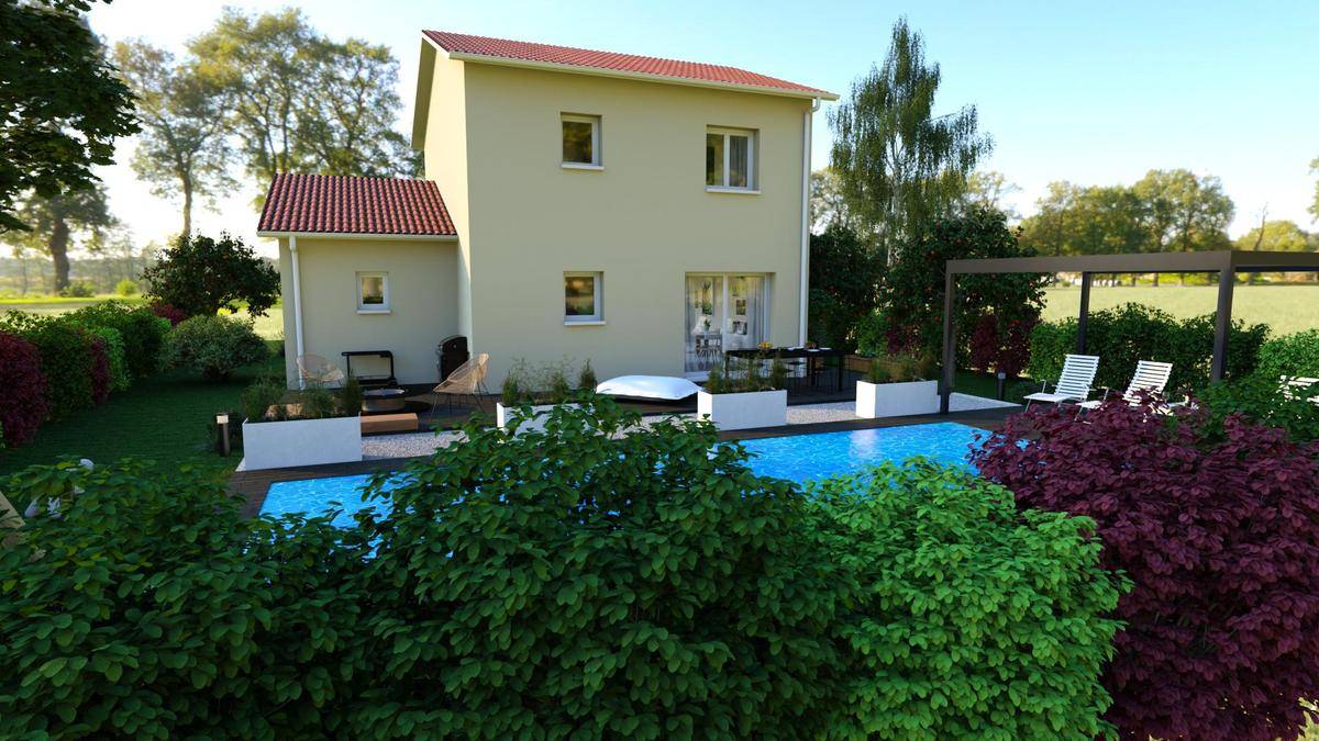 Programme terrain + maison à Garnerans en Ain (01) de 100 m² à vendre au prix de 283363€ - 2