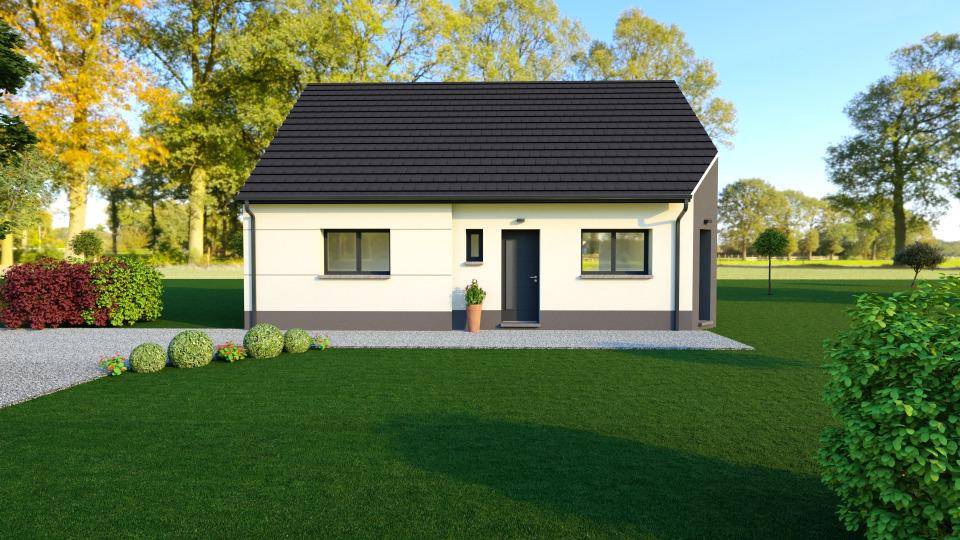 Programme terrain + maison à Boulogne-sur-Mer en Pas-de-Calais (62) de 110 m² à vendre au prix de 291500€ - 1
