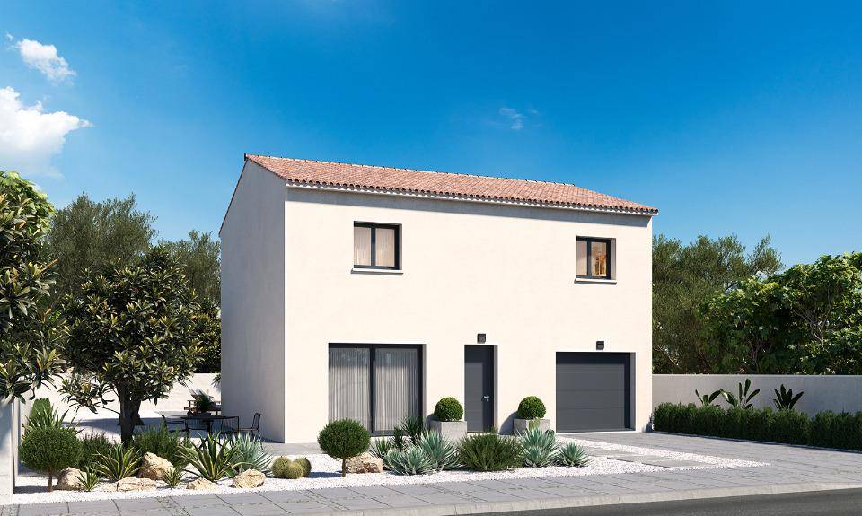 Programme terrain + maison à Ventabren en Bouches-du-Rhône (13) de 96 m² à vendre au prix de 530000€ - 1
