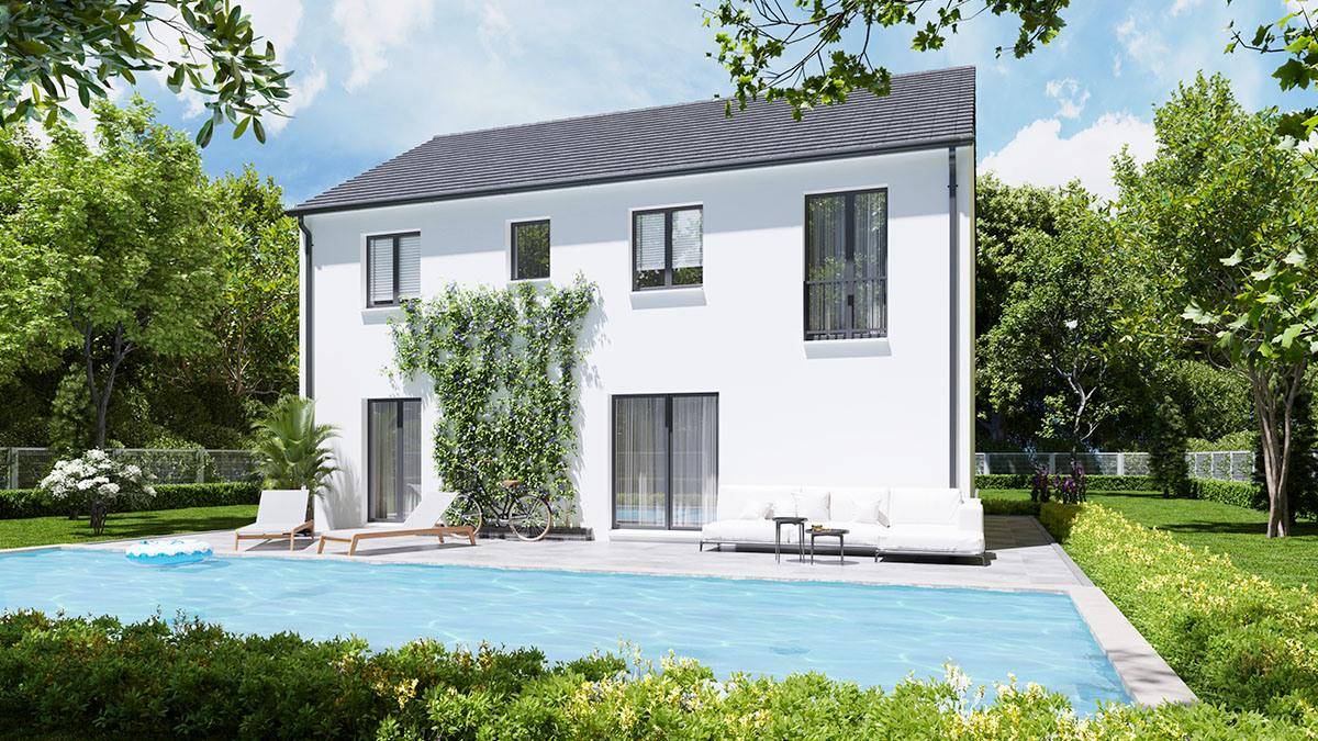 Programme terrain + maison à Dommiers en Aisne (02) de 100 m² à vendre au prix de 219929€ - 2