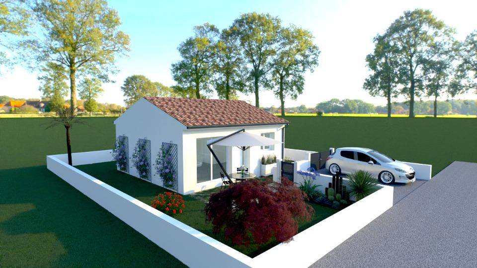 Programme terrain + maison à Bassan en Hérault (34) de 50 m² à vendre au prix de 186500€ - 2