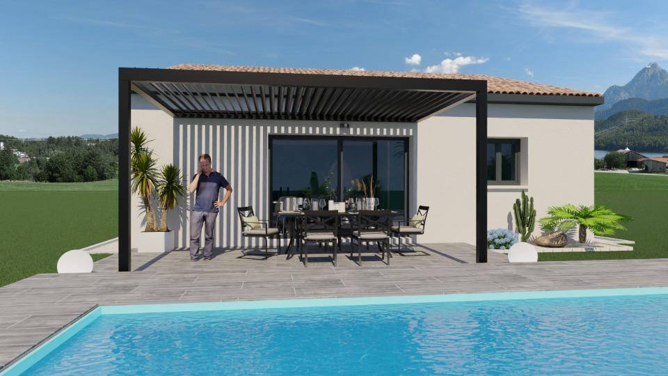 Programme terrain + maison à Allan en Drôme (26) de 85 m² à vendre au prix de 233500€ - 3