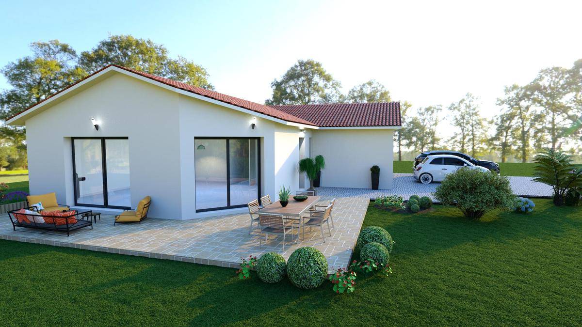 Programme terrain + maison à Saint-Pal-de-Mons en Haute-Loire (43) de 100 m² à vendre au prix de 205050€ - 2