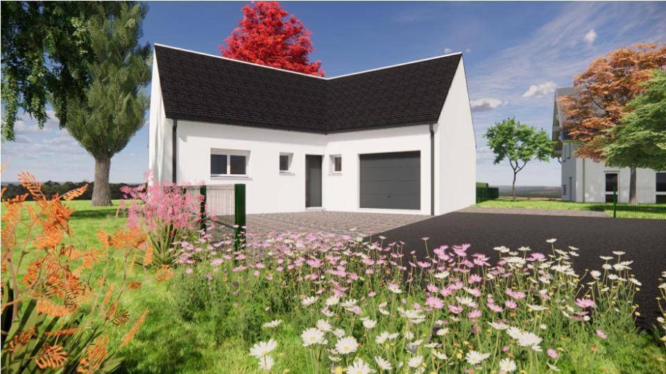 Programme terrain + maison à Lonlay-le-Tesson en Orne (61) de 93 m² à vendre au prix de 226660€ - 1