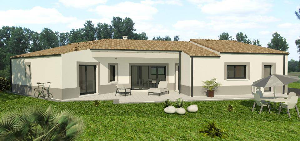 Programme terrain + maison à Puymoyen en Charente (16) de 125 m² à vendre au prix de 402000€ - 1