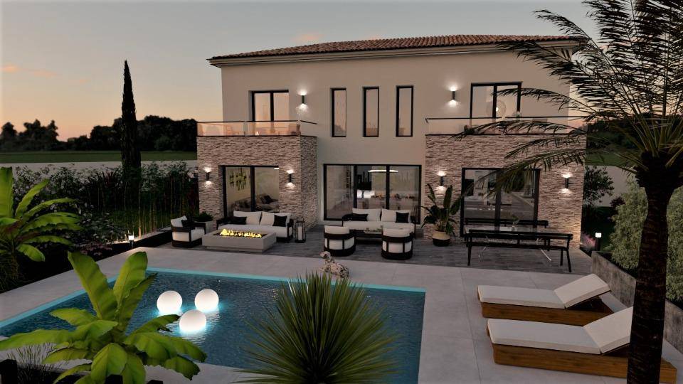 Programme terrain + maison à La Crau en Var (83) de 120 m² à vendre au prix de 720000€ - 4