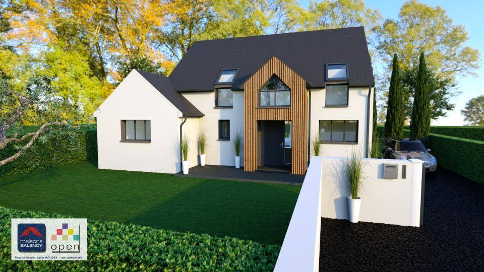 Programme terrain + maison à Mennecy en Essonne (91) de 100 m² à vendre au prix de 491780€ - 1