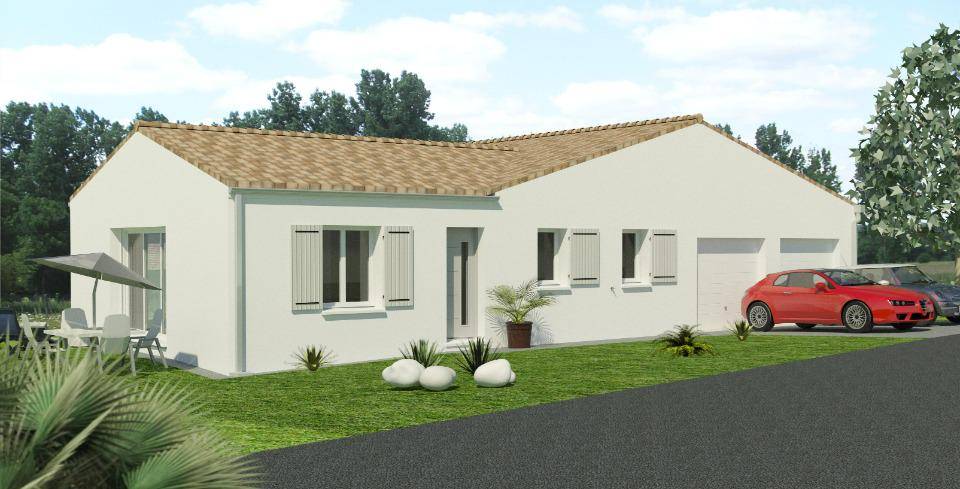 Programme terrain + maison à Saint-Porchaire en Charente-Maritime (17) de 130 m² à vendre au prix de 283000€ - 1