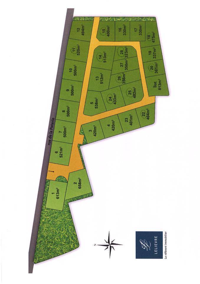 Terrain seul à Cérans-Foulletourte en Sarthe (72) de 475 m² à vendre au prix de 33000€