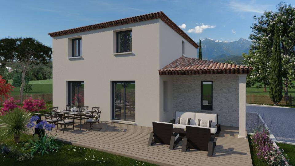 Programme terrain + maison à Mouans-Sartoux en Alpes-Maritimes (06) de 100 m² à vendre au prix de 570000€ - 2
