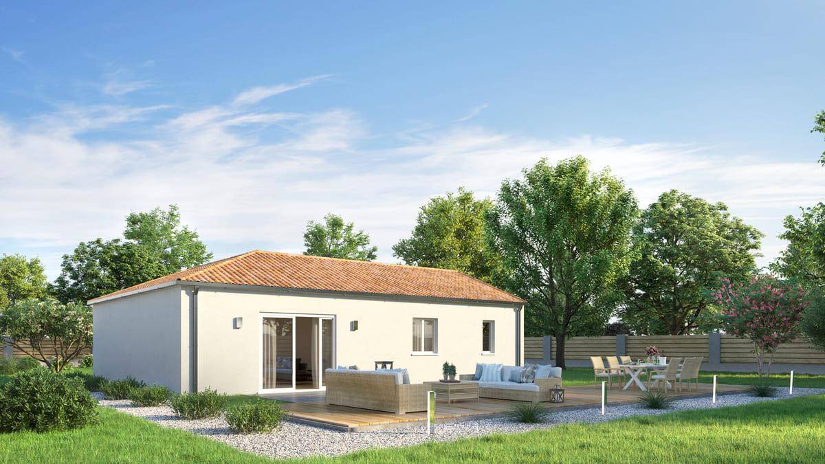 Programme terrain + maison à Saint-André-Goule-d'Oie en Vendée (85) de 78 m² à vendre au prix de 187607€ - 2