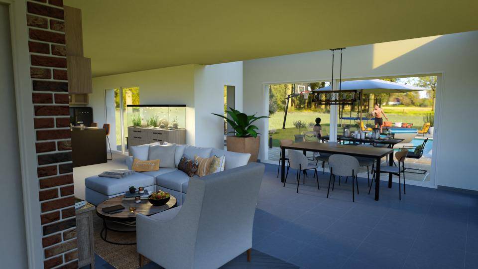 Programme terrain + maison à Calleville en Eure (27) de 180 m² à vendre au prix de 425000€ - 1
