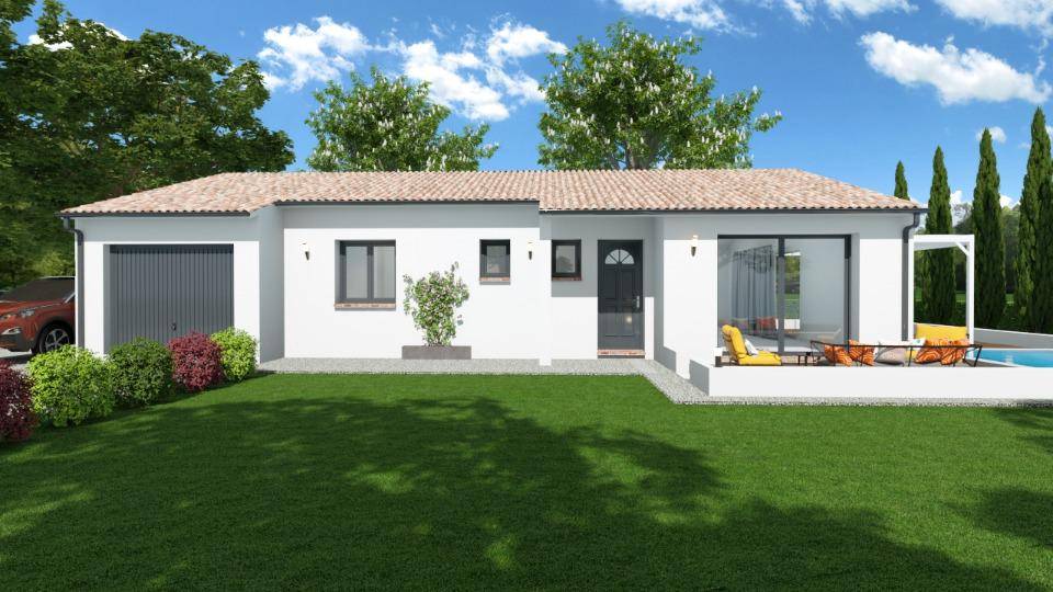 Programme terrain + maison à Saint-Félix-Lauragais en Haute-Garonne (31) de 103 m² à vendre au prix de 246108€ - 1