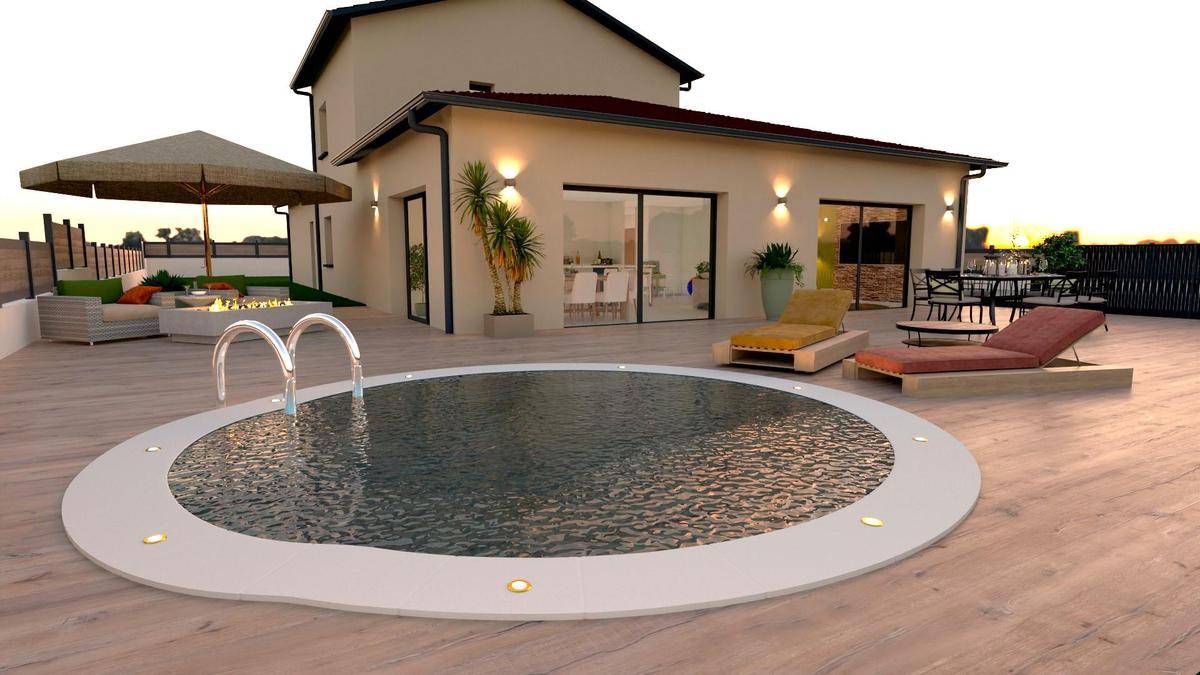 Programme terrain + maison à Blyes en Ain (01) de 100 m² à vendre au prix de 384000€ - 3