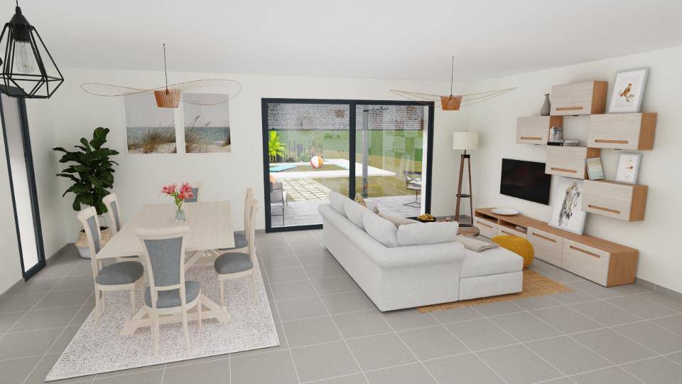 Programme terrain + maison à Saint-Ambroix en Gard (30) de 96 m² à vendre au prix de 264800€ - 2