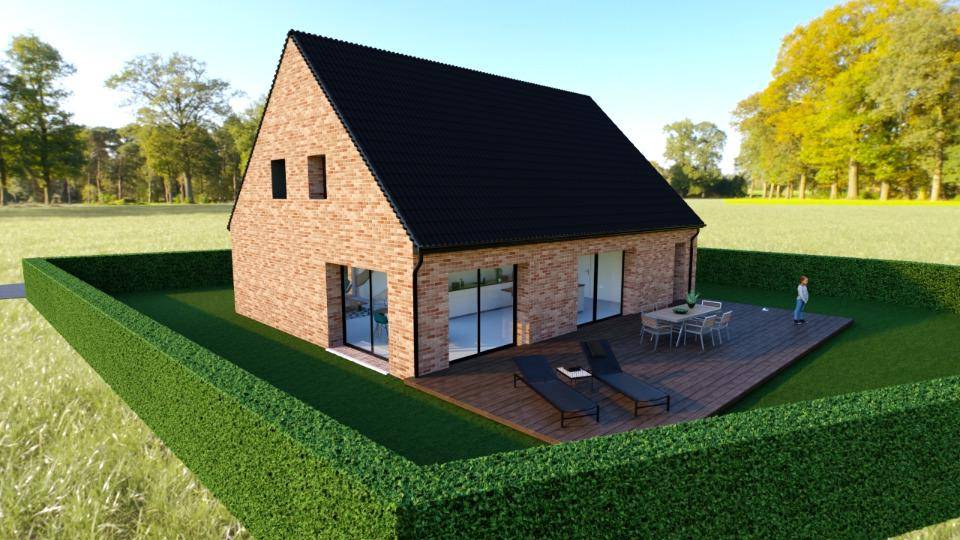 Programme terrain + maison à Quarouble en Nord (59) de 130 m² à vendre au prix de 262000€ - 4