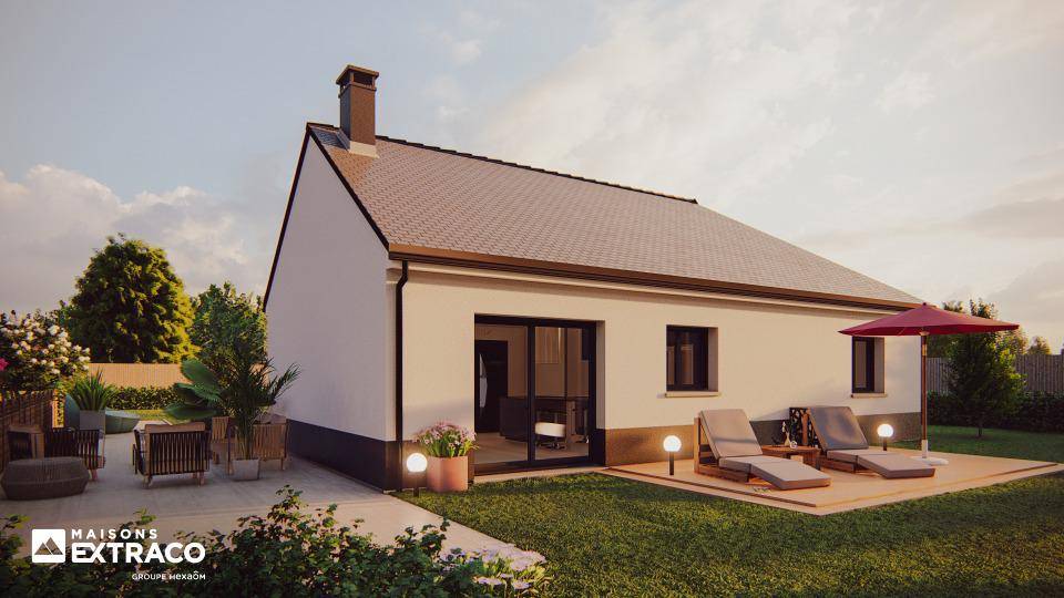 Programme terrain + maison à Osmoy-Saint-Valery en Seine-Maritime (76) de 92 m² à vendre au prix de 207940€ - 2