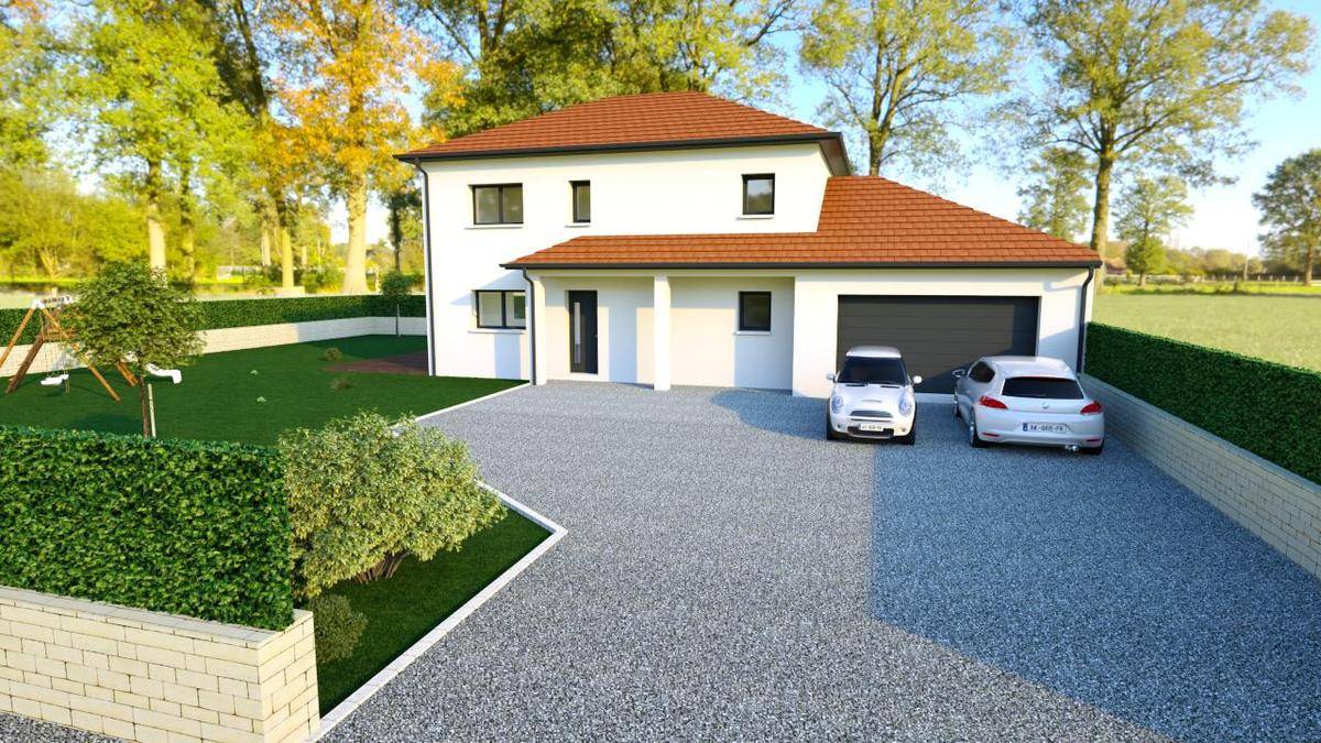 Programme terrain + maison à Sainte-Blandine en Isère (38) de 129 m² à vendre au prix de 360000€ - 1