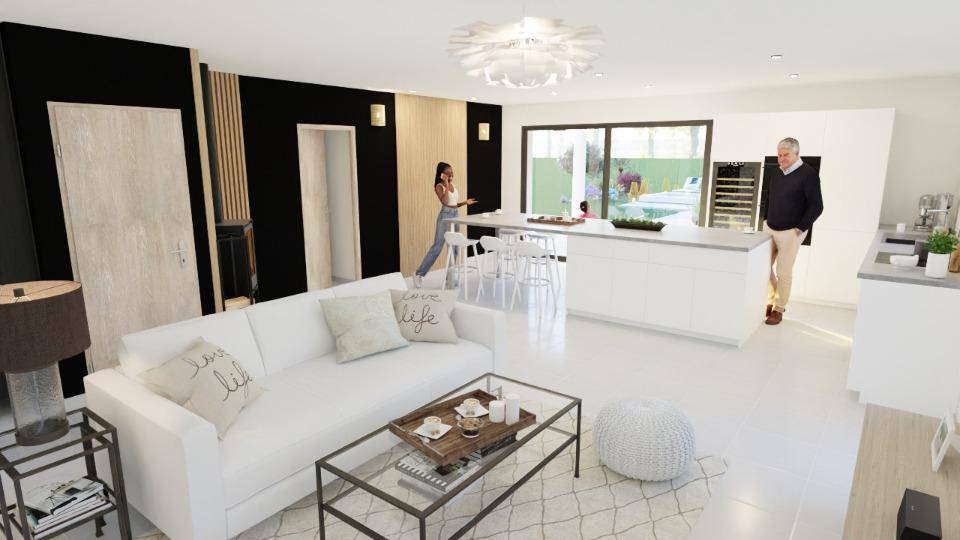 Programme terrain + maison à Vagnas en Ardèche (07) de 90 m² à vendre au prix de 238500€ - 4