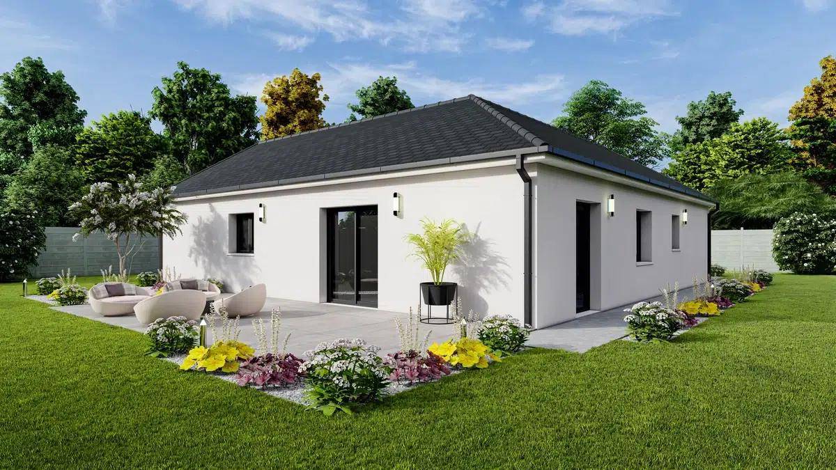Programme terrain + maison à Creutzwald en Moselle (57) de 96 m² à vendre au prix de 242290€ - 2