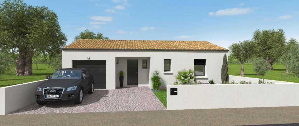 Programme terrain + maison à Saintes en Charente-Maritime (17) de 82 m² à vendre au prix de 189600€ - 1