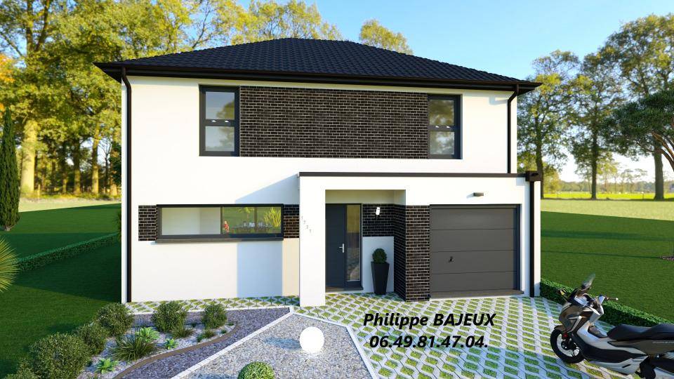 Programme terrain + maison à Douai en Nord (59) de 124 m² à vendre au prix de 305739€ - 1