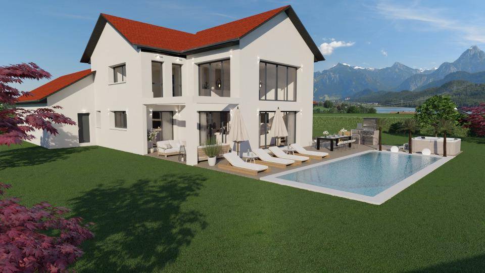Programme terrain + maison à Champagne-en-Valromey en Ain (01) de 95 m² à vendre au prix de 564000€ - 2