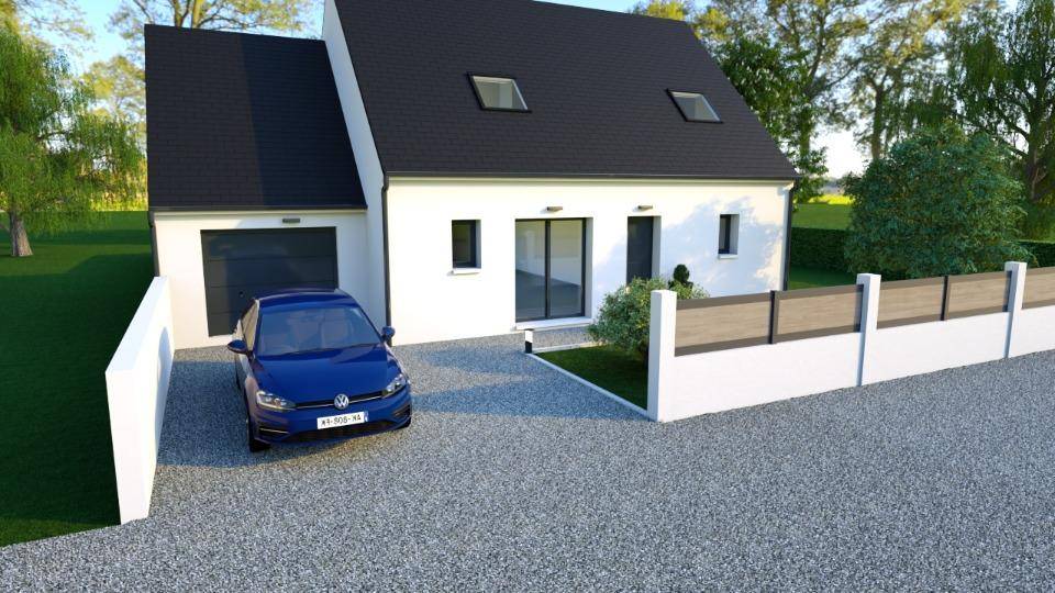 Programme terrain + maison à Obterre en Indre (36) de 110 m² à vendre au prix de 243000€ - 4