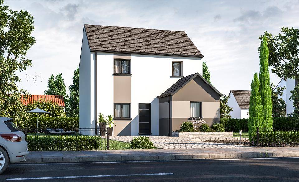 Programme terrain + maison à Lopérec en Finistère (29) de 93 m² à vendre au prix de 214000€ - 1