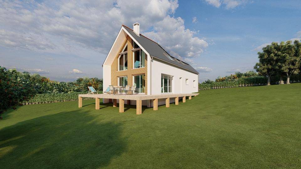 Programme terrain + maison à Pleslin-Trigavou en Côtes-d'Armor (22) de 130 m² à vendre au prix de 335600€ - 3