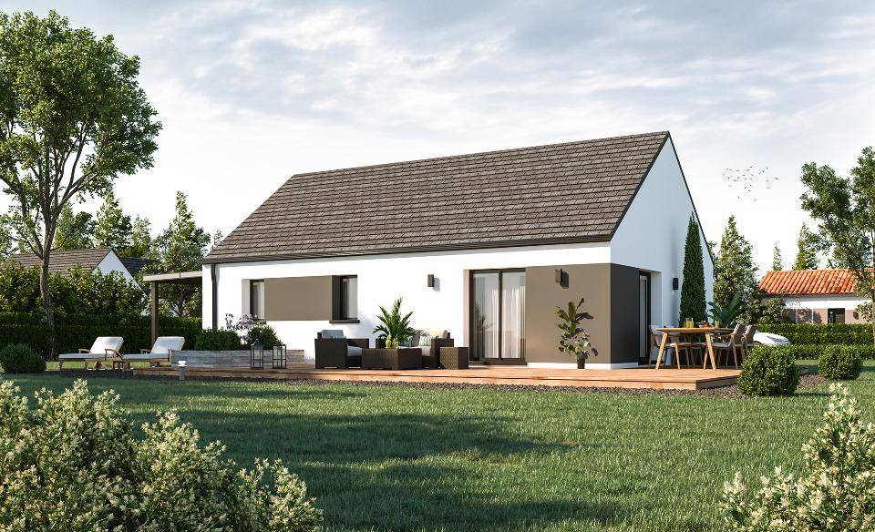 Programme terrain + maison à Plobannalec-Lesconil en Finistère (29) de 77 m² à vendre au prix de 241300€ - 2
