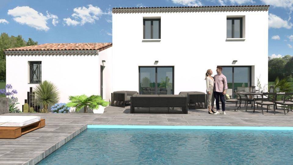 Programme terrain + maison à Sainte-Cécile-les-Vignes en Vaucluse (84) de 83 m² à vendre au prix de 239100€ - 1