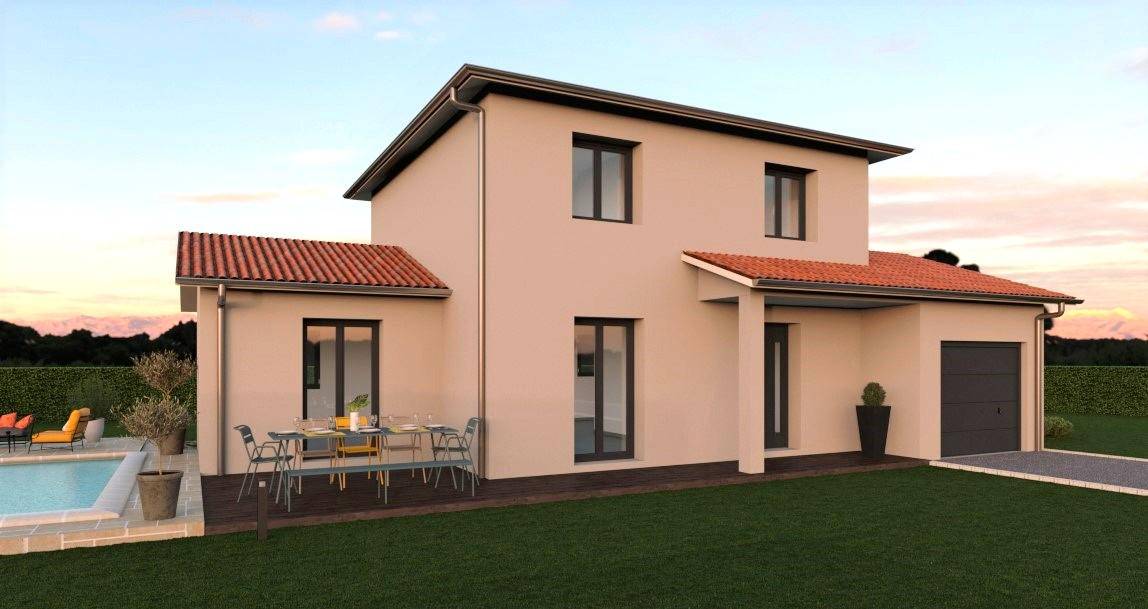 Programme terrain + maison à Bussy-Albieux en Loire (42) de 97 m² à vendre au prix de 246500€ - 3